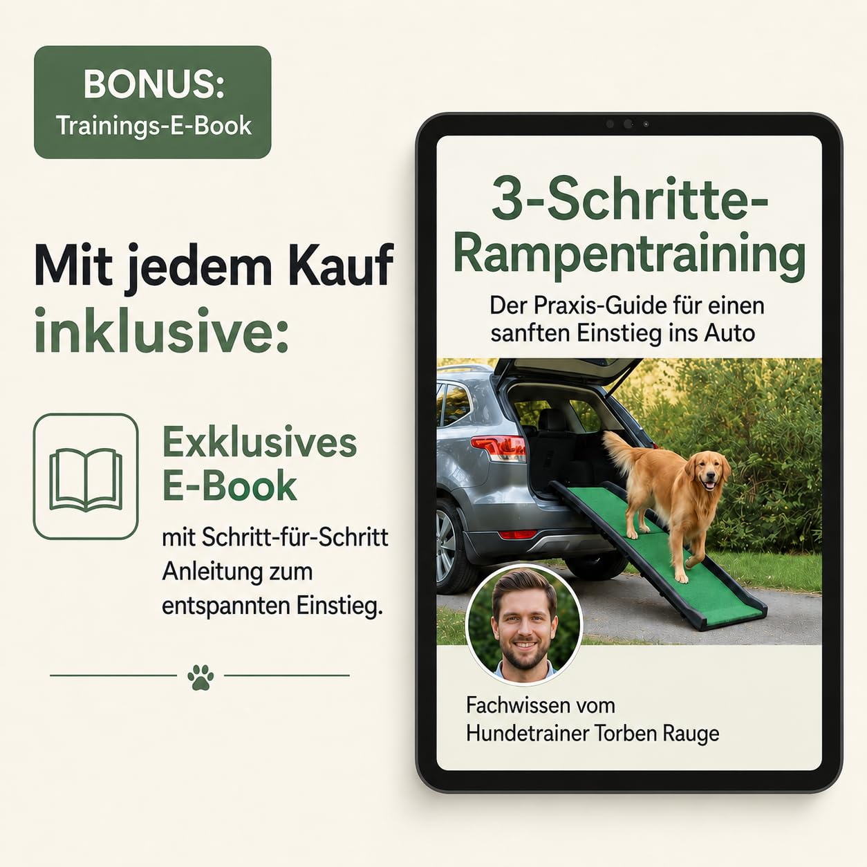 Hunderampe Autorampe klappbar rutschfest mit Kunstrasen bis 90 kg 157x40cm | Einstiegshilfe für Kofferraum. Hundetreppe Hundeautorampe Kofferraumrampe Rampe Hund