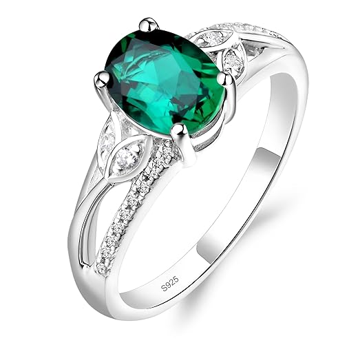 LUO Amethyst Sterling Silver Ring for Women