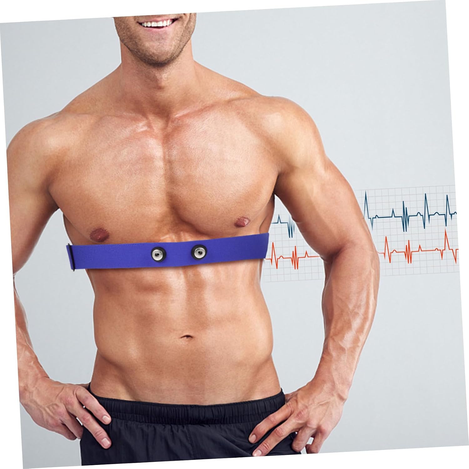 Strap Chest Strap for Monitor Monitoring Belt Nylon Chest Fixing