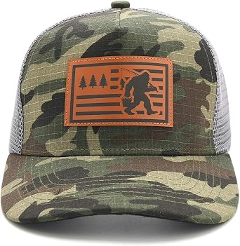 Dad Gifts,Funny Trucker Cap Leather Patch Classic Baseball hat for Men