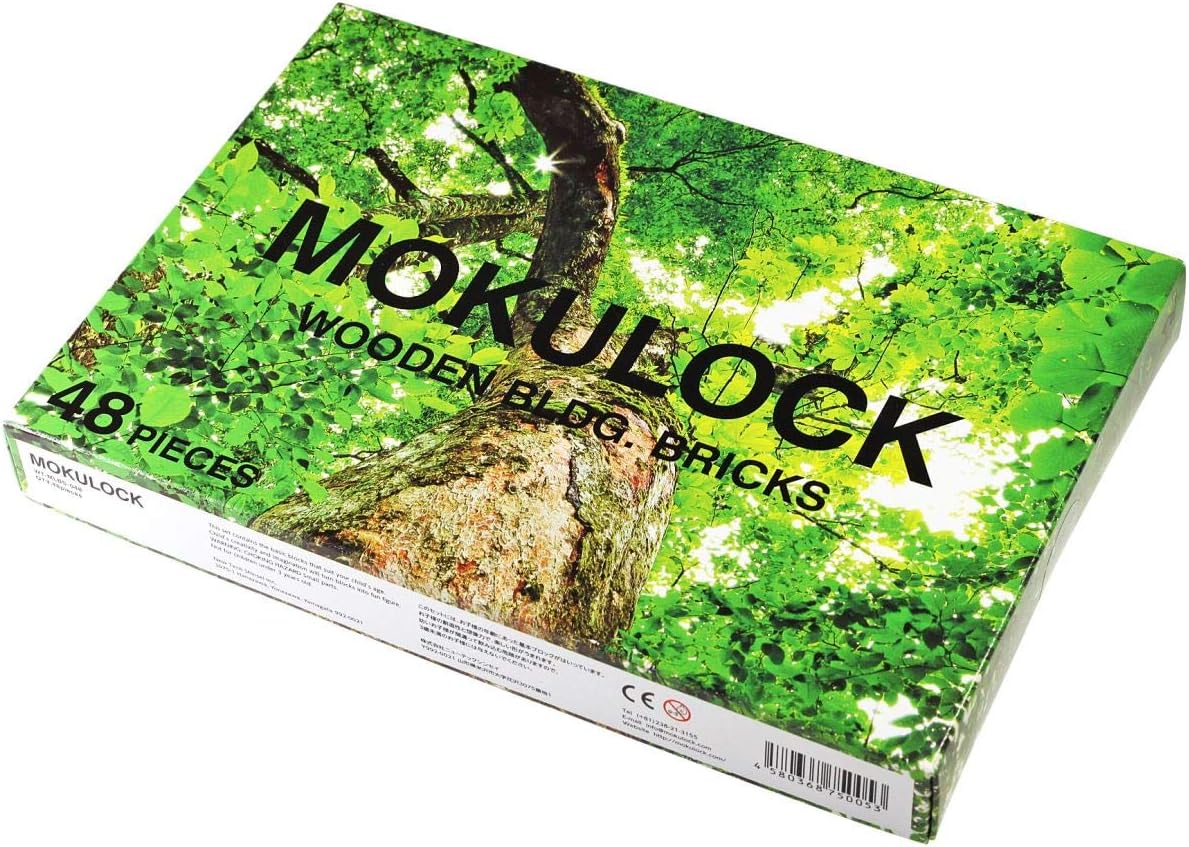 Mokulock 48 pieces - Wooden Bricks