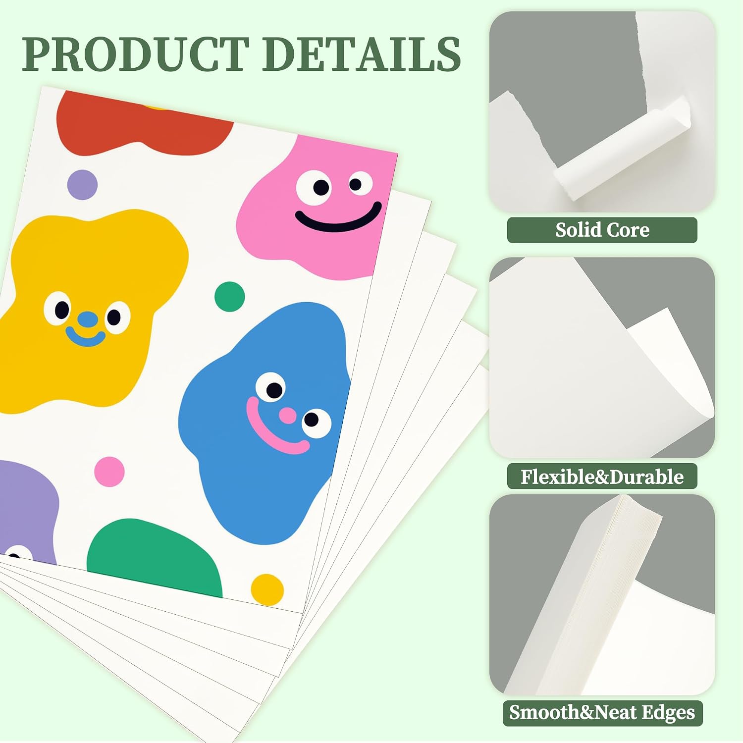 300 Sheets White Cardstock,8.5 x 11 Inch Cardstock Paper,65 lb/175 gsm,White Card Stock Perfect for invitations,business cards,crafts and printing