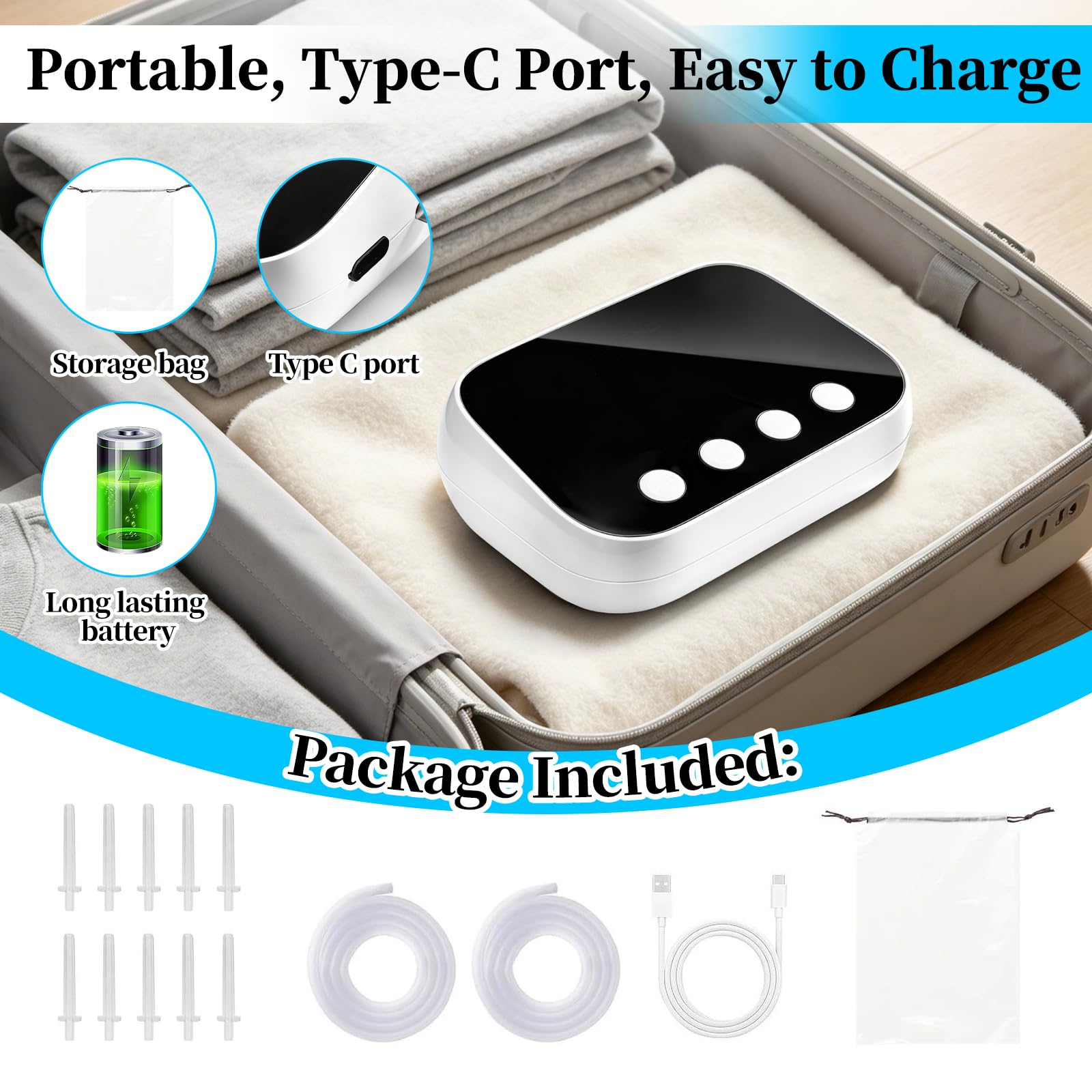 sistema de irrigación intestinal eléctrico para uso doméstico, aparato de lavado con regulación de caudal en 100 niveles, pantalla LED, recargable – para lavados sencillos en casa
