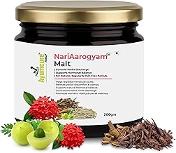 Nari Aarogyam Malt 200g | White Discharge (Leukorrhea) & PCOS Relief | Balances Hormones, Regulates Periods, Eases Cramps | Boosts Women’s Energy & Vitality | 100% Ayurvedic