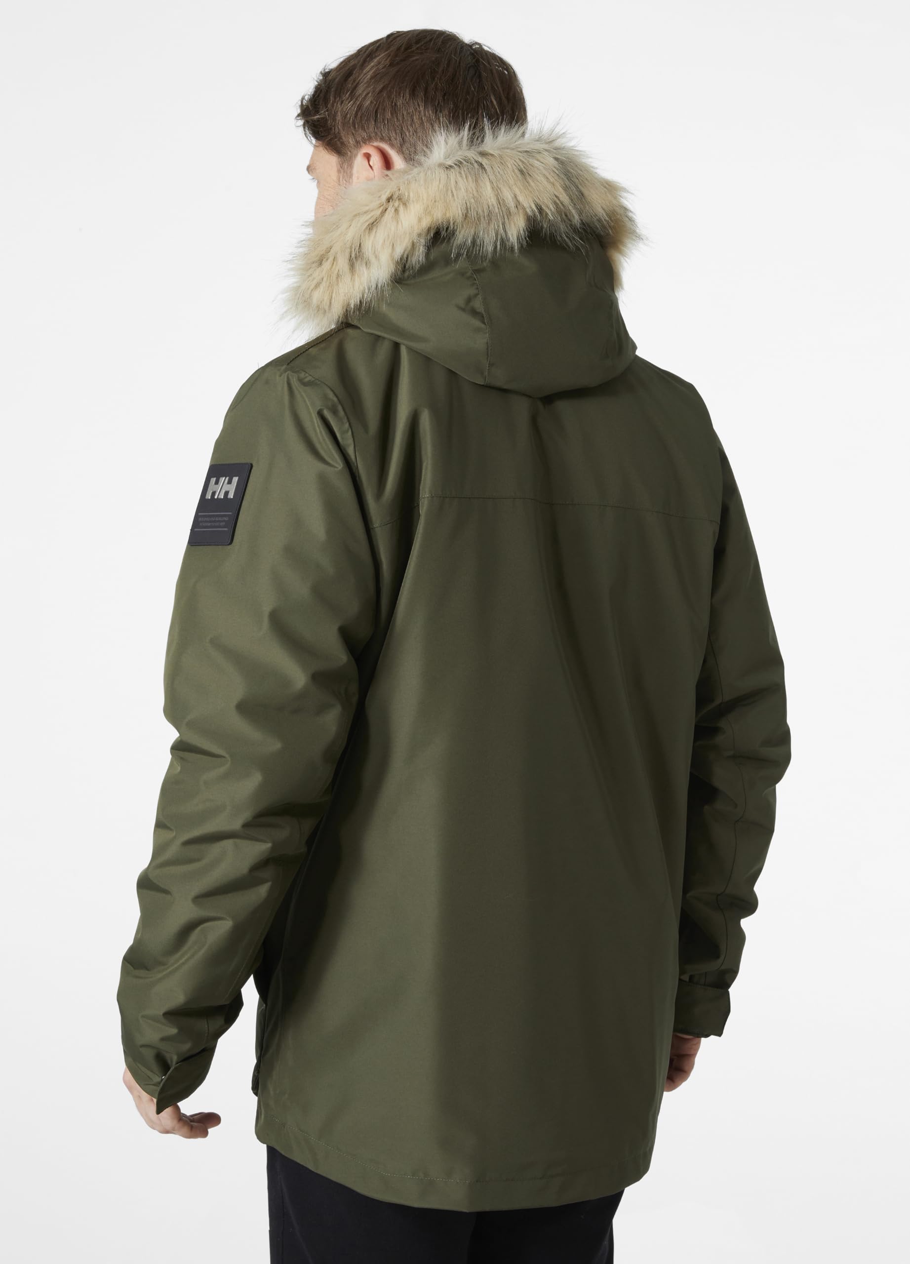 Helly Hansen Mens Coastal 3.0 Parka, Utility Green, S