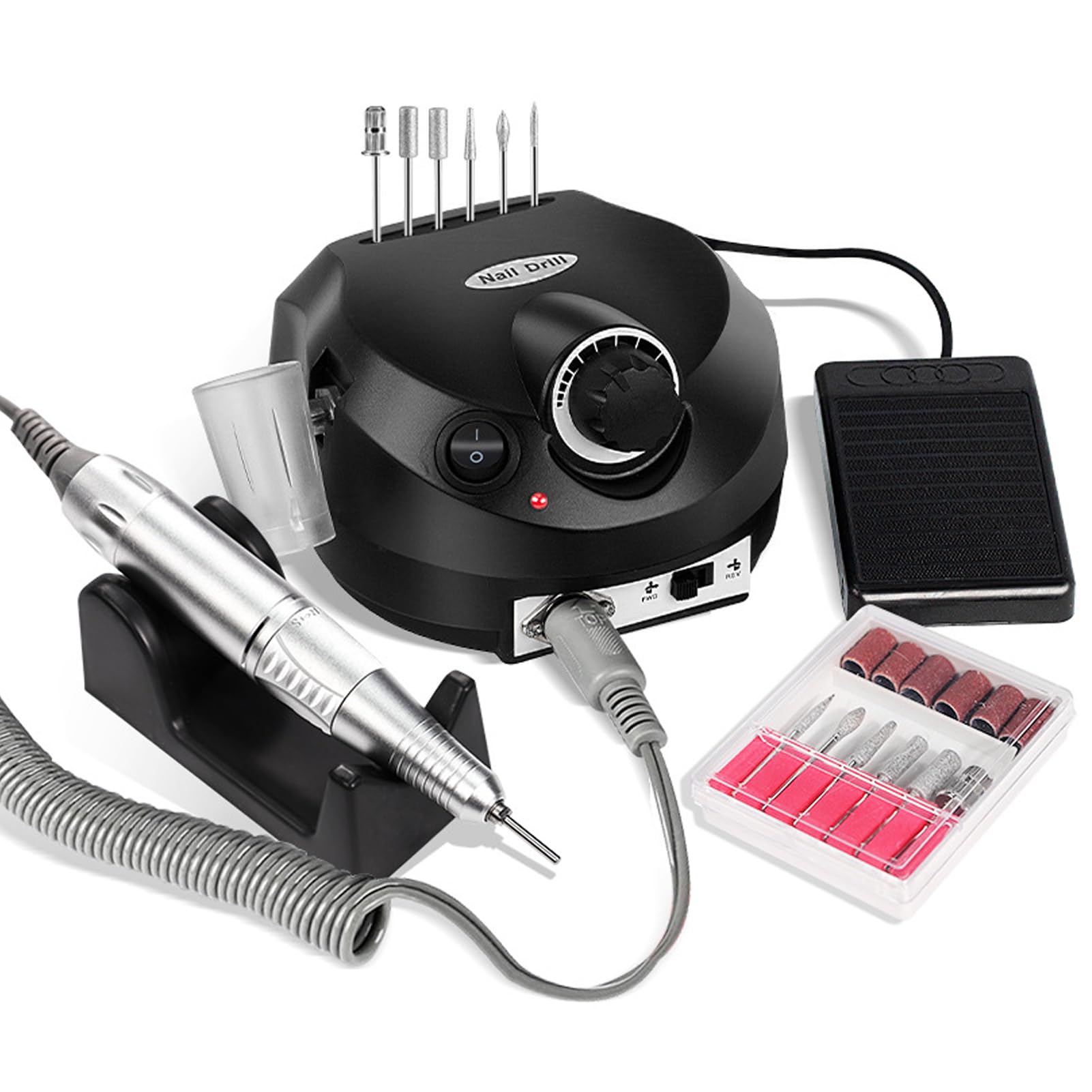 Trapano Elettrico Portatile per Unghie 35000RPM - Levigatrice Professionale per Rimozione Gel, Strumento per Lucidatura e Modellatura Mani e Piedi