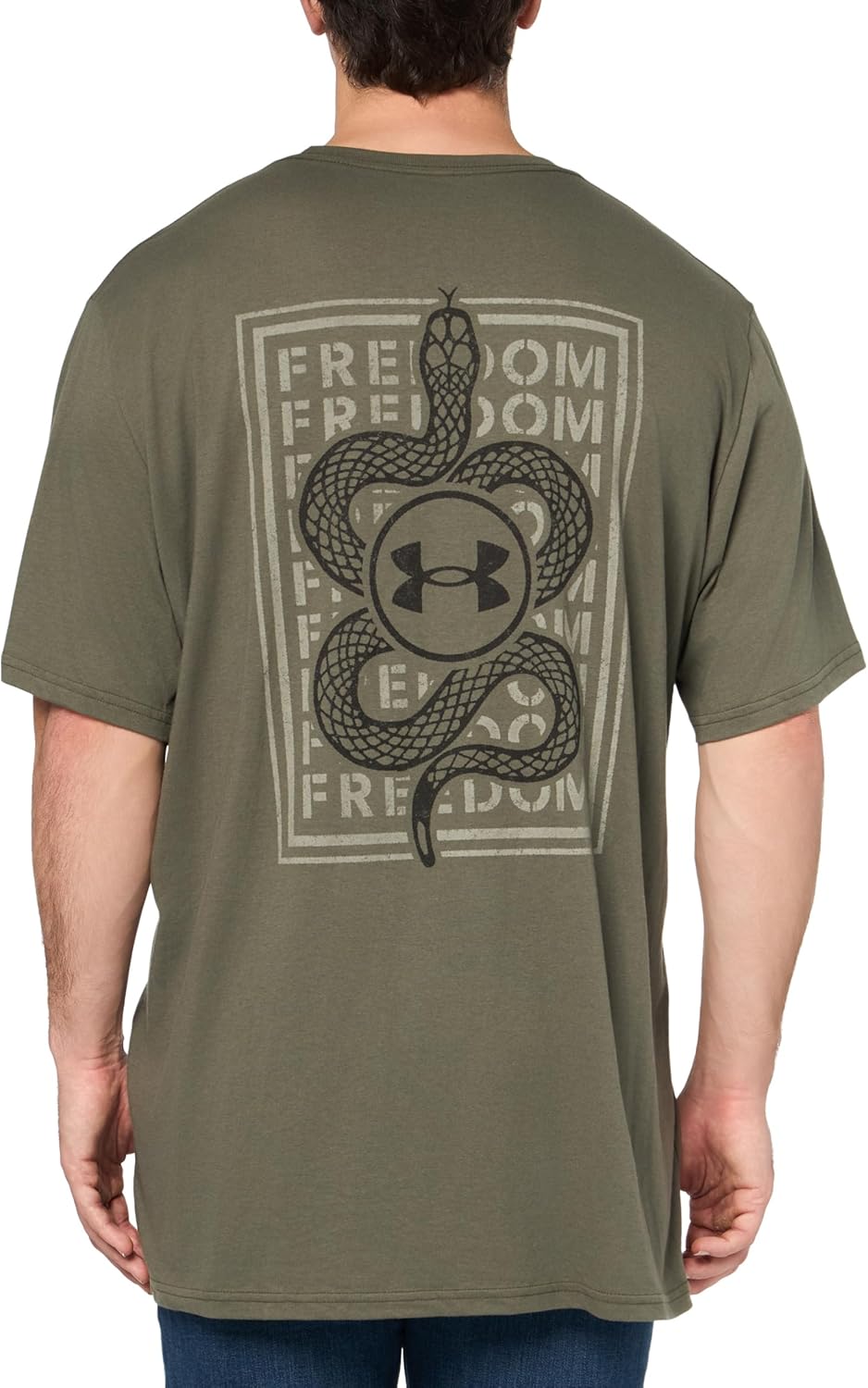 Under Armour Mens Freedom Snake Short Sleeve T Shirt - Image 2
