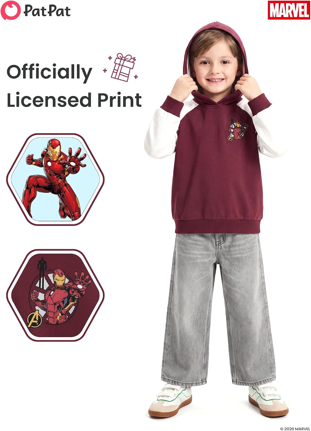 Marvel Spiderman Hoodie Hulk Venom Boy Girl Sweatshirt Kid Pullover Top2-9Y image 4