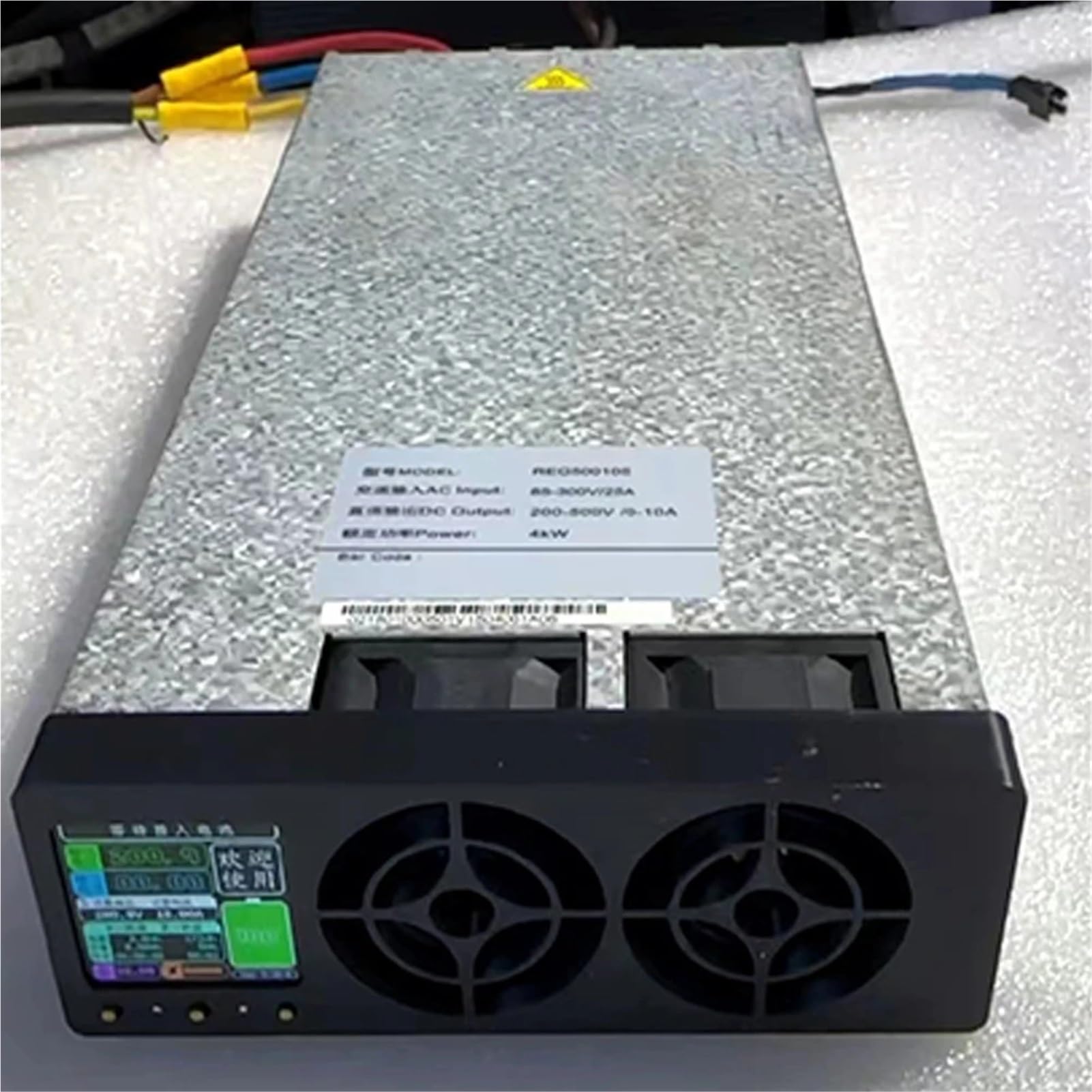 sujeniir 4KW Adjustable Current Voltage DC Battery Charger DC200-500V 1-10A for EV Car for Drone for Photovoltaic MPPT