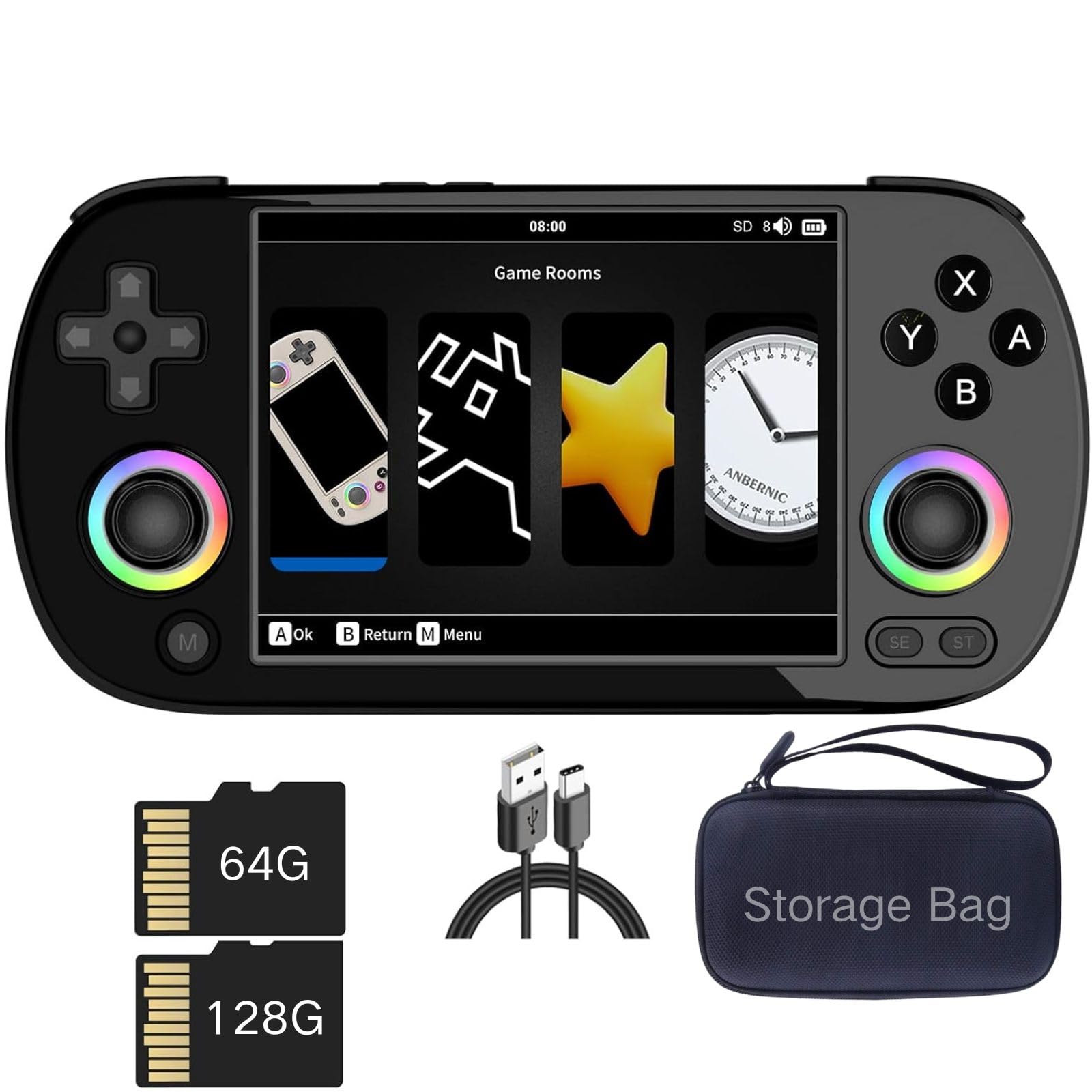 ANBERNIC RG40XX H Retro Handheld Game Consoles with 18000+ Games