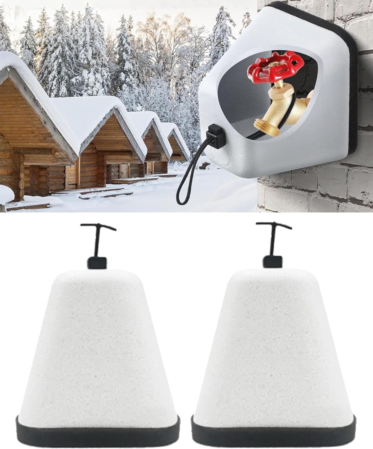 Outdoor Faucet Covers for Winter,Freeze Proof Outdoor
