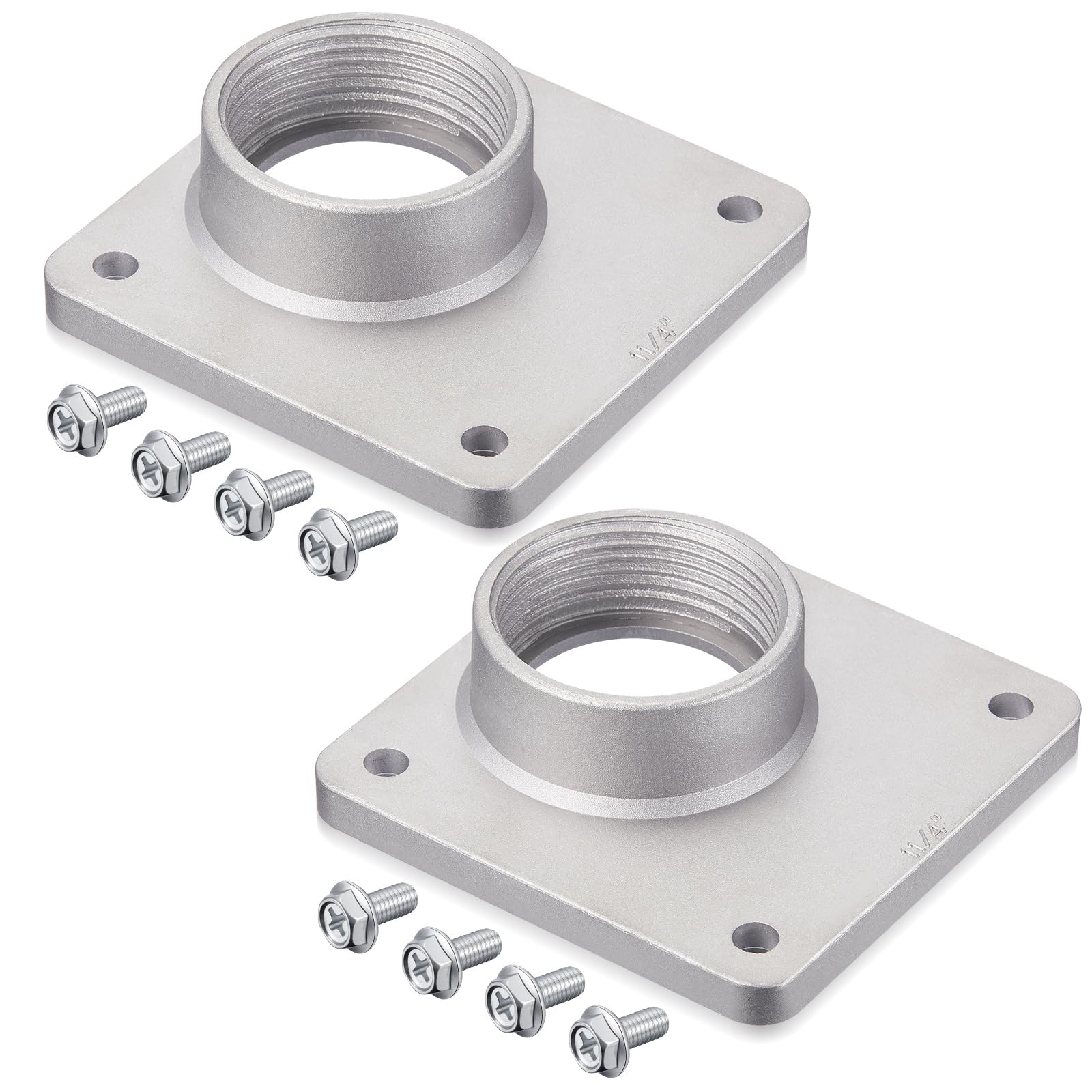 Relaxweex 2 Pack Aluminum Meter Socket Hub for 200 Amp Service, 1-1/4 Inch