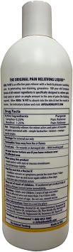 Kool N Fit Pain Relief Product (16oz) - Foot, Lower Back Pain Relief, Knee Pain Relief & More, Quickly Absorbed, Non-Greasy, Non-Staining, All Natural