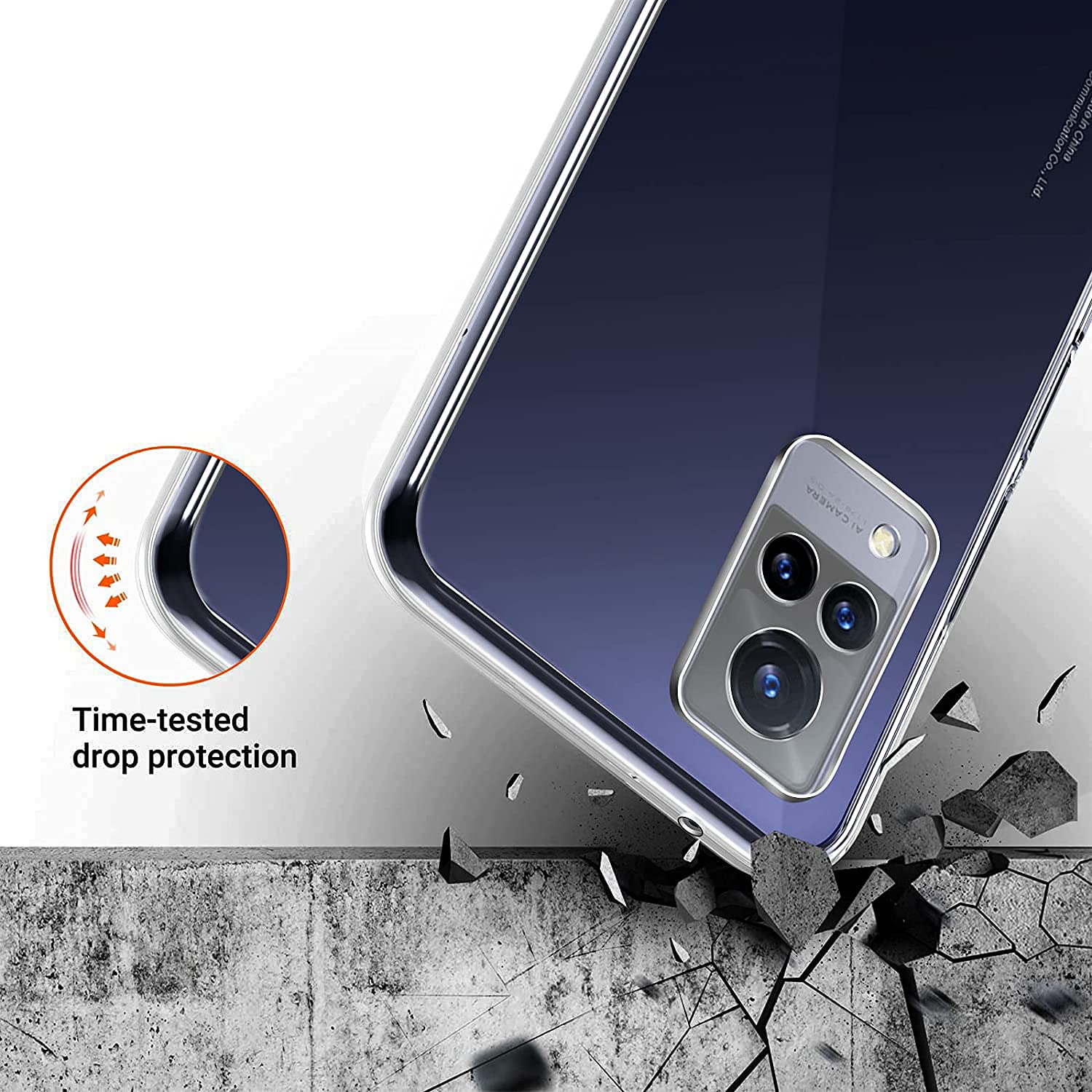 Protection Caméra VIVO V21 5G - Lot De 2 Films Anti-rayures 9H, Marque NOVAGO