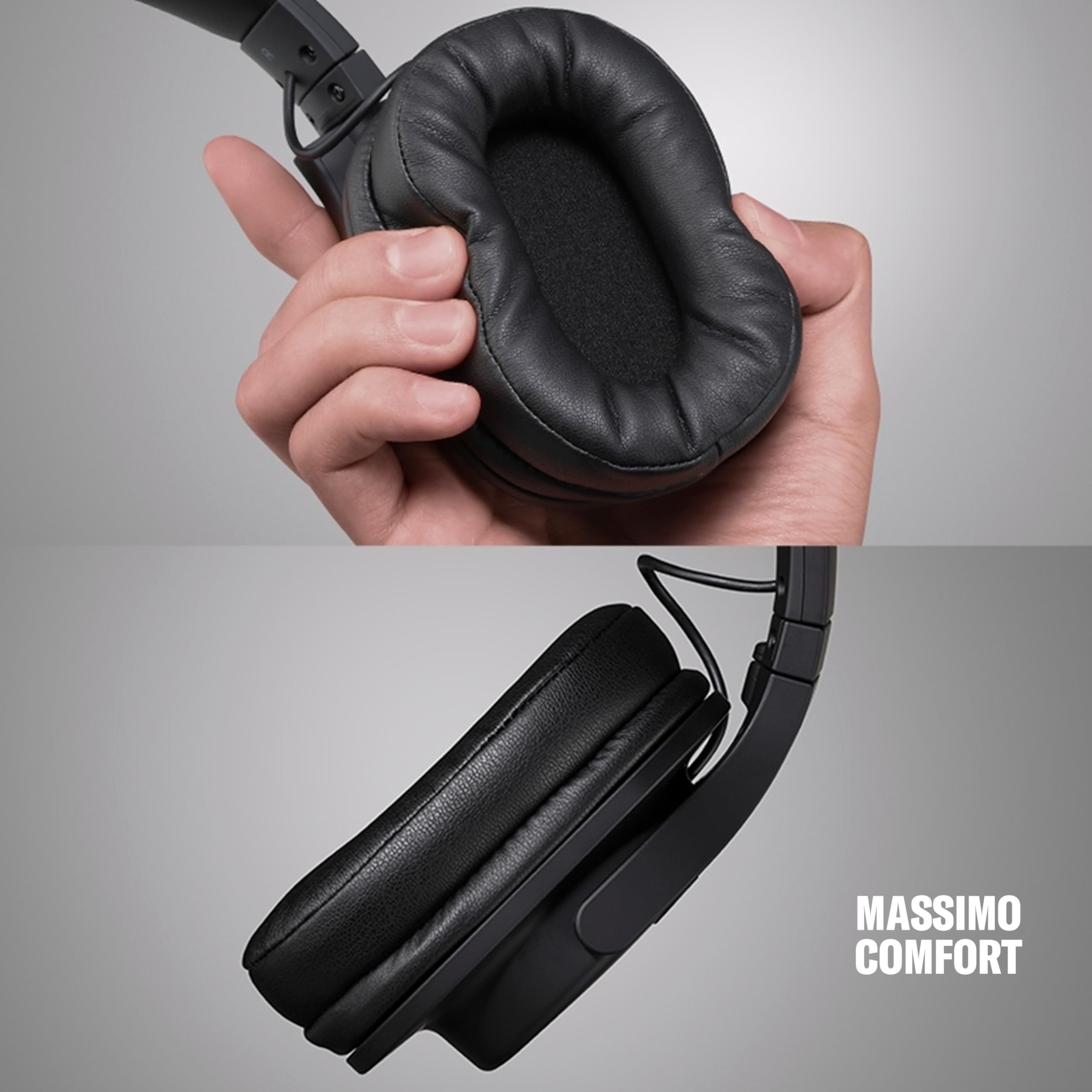 YAMAHA YH-L500A Cuffie Wireless Over-Ear – Cuffie Home Theater leggere con modalità Sound Field 3D per Cinema e Musica, Bluetooth Multipoint, Modalità Gaming – Nero