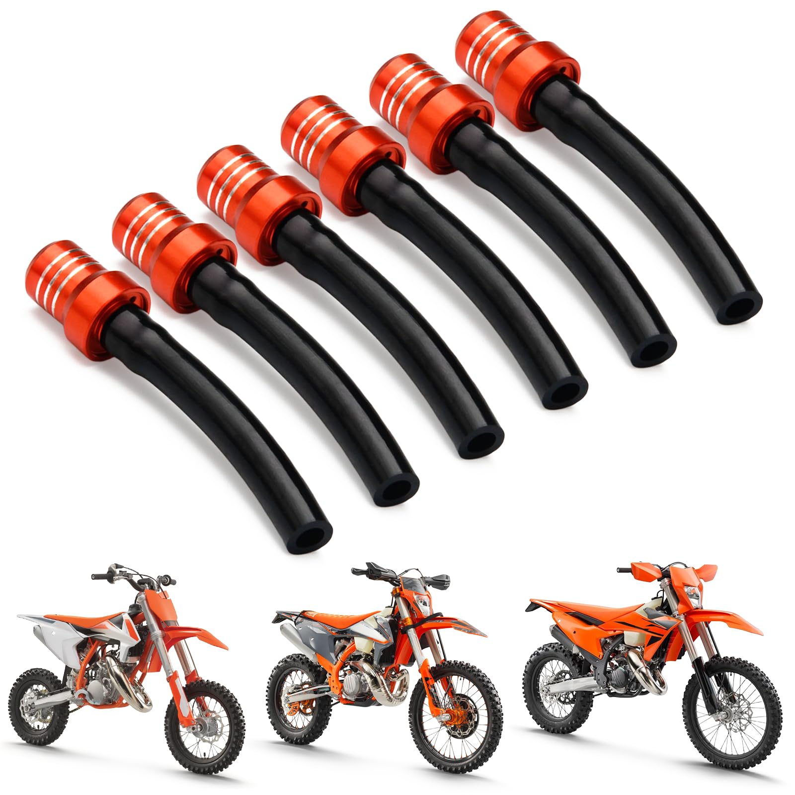 AnXin Gas Cap Air Vent Hose 6PCS for 50-450cc SX SXF XC XCF EXC EXCF XCW