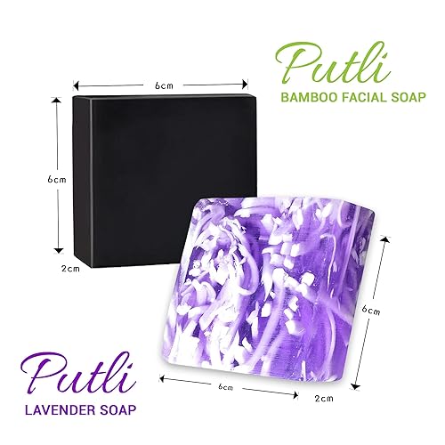 Miniatura 2 de CARIAGA ECOFARM PUTLI Jabón facial de bambú + jabón de lavanda PUTLI