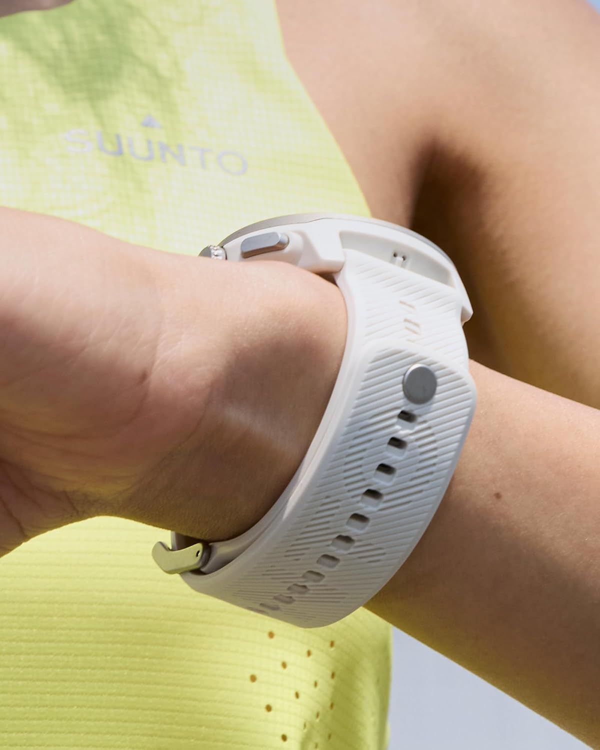 SUUNTO 22mm Athletic 6 Silicone Strap, S+M, Compatible with Ocean, Vertical 1/2, Race 1/2, Race S, 9 Peak Pro, Run, 9 Peak, and 5 Peak