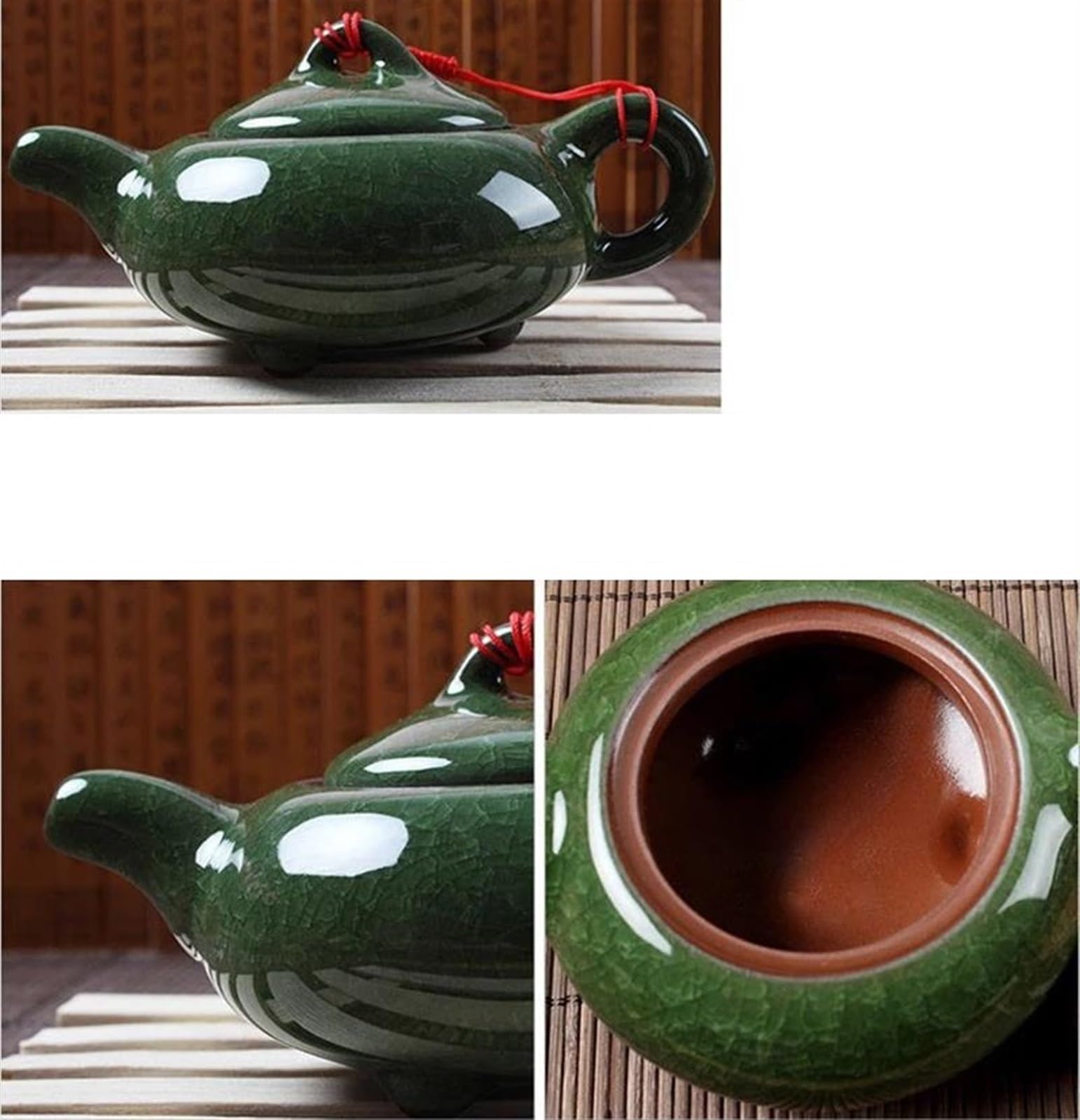 Teekannen, chinesische Reise-Teekannen, Trinkgeschirr, Kaffee- und Teesets, Crackle-Glasur, 3D-Fisch-Kung-Fu-Keramiktasse, Porzellan-Teeset, tragbares Teeset