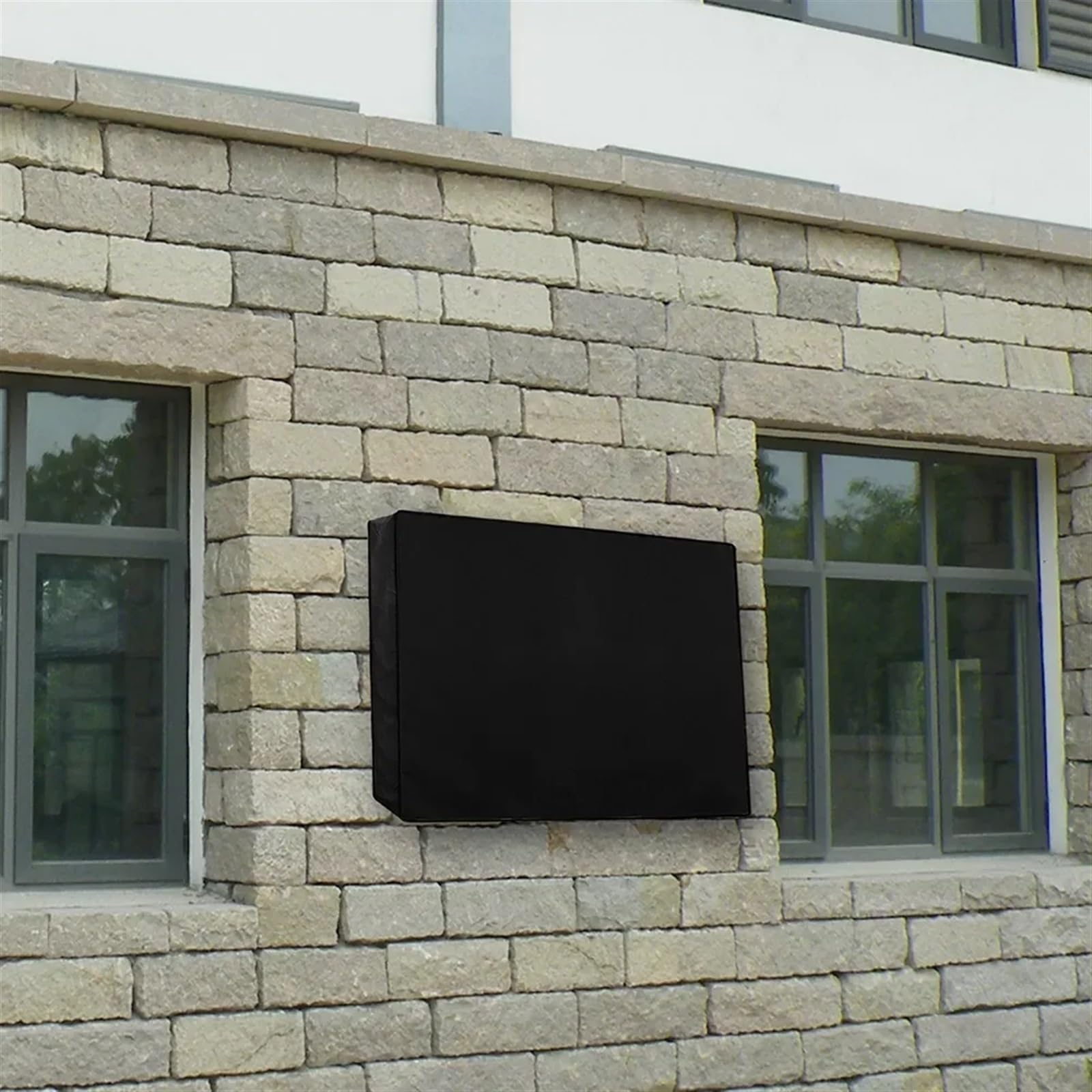 Funda Tv Exterior Funda impermeable for TV con parte inferior, resistente a la intemperie, al polvo, 22 ", 32", 36 ", 40", 46 ", 48", protege la pantalla del TV, jardín(FOR 46-48inch TV)