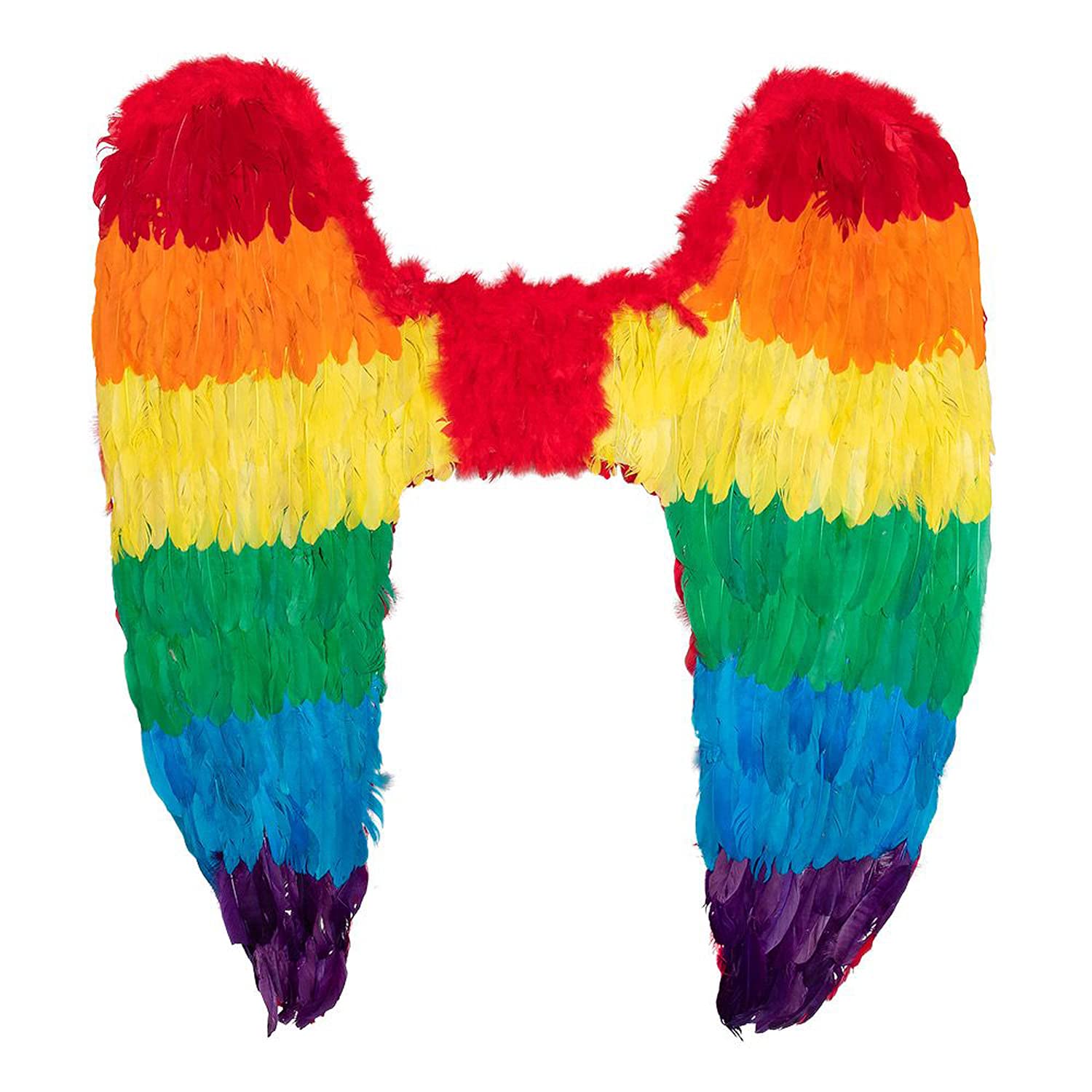 Boland - Engelenvleugels, 120 x 120 cm, engeldecoratie, Kerstmis, Valentijnsdag, carnaval, Halloween, themafeest, kostuum, theater, accessoire, verkleedpartij