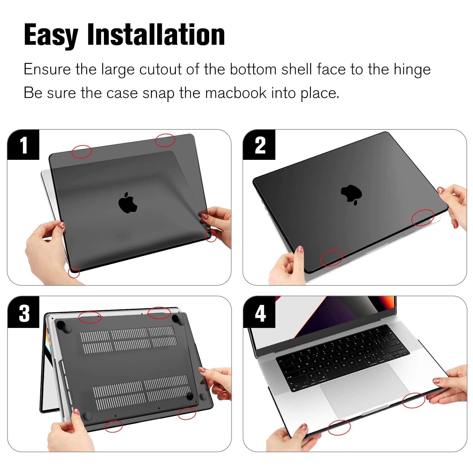 Dl3 Mobilak Compatible with MacBook Pro 13 inch Case 2024 2023 2022-2016 M2 M1 A2338 A2289 A2251 A2159 A1989 A1706 A1708 with/without Touch Bar, Protective Plastic Hard Shell Case Cover (Black)