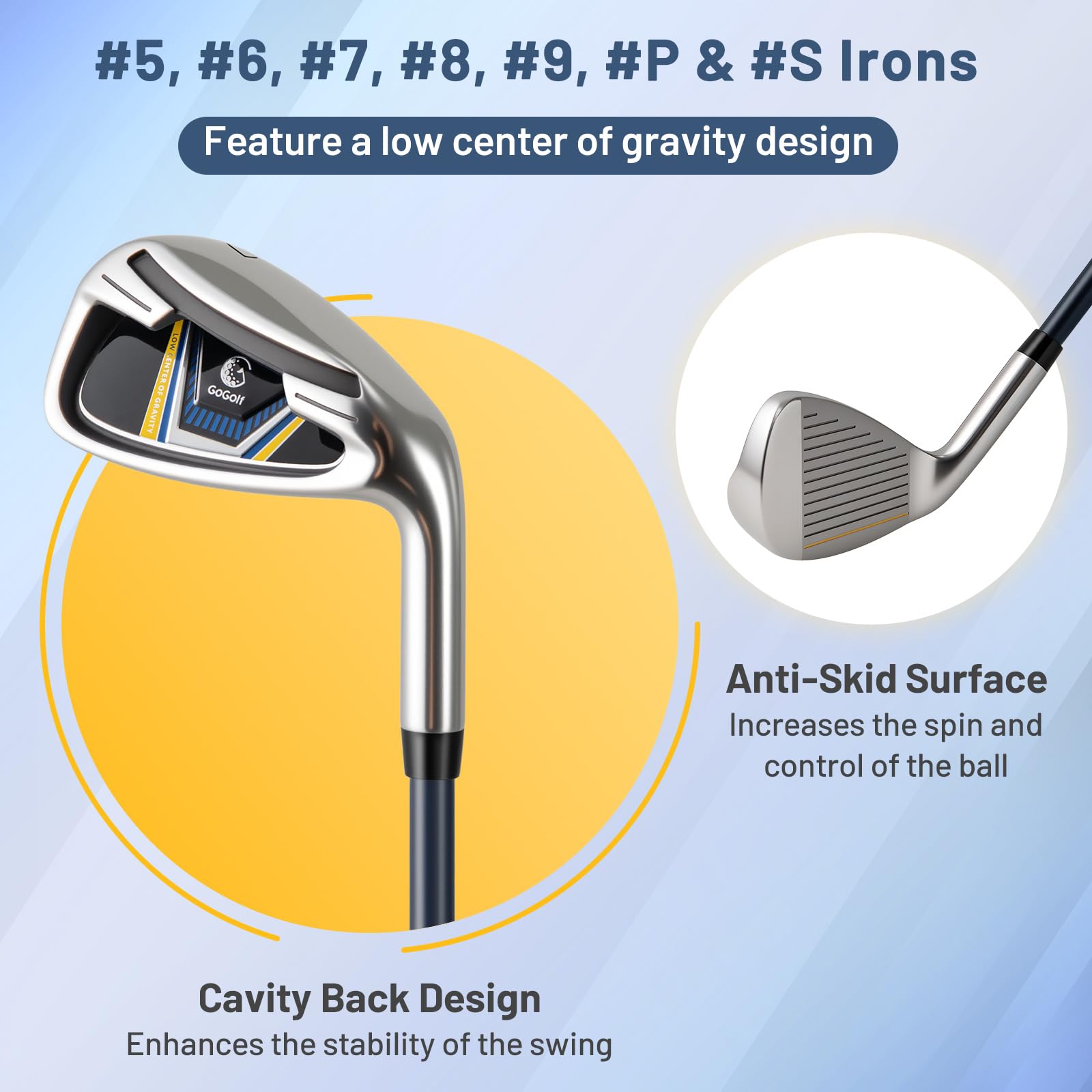 Amazon.com : Tangkula 12 Pieces Men's Complete Golf Clubs Set