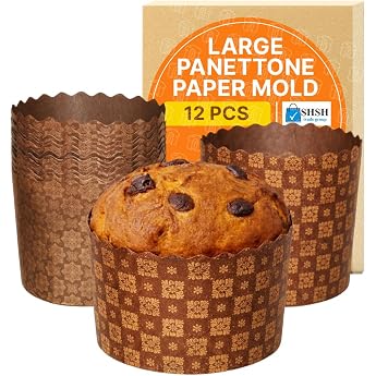 SHSH trade group Easter Bread Pans 12oz Paska Mold Kulich Paskha Pantone Easter Bread Paper Pan Panettone Paper Pan Standard 