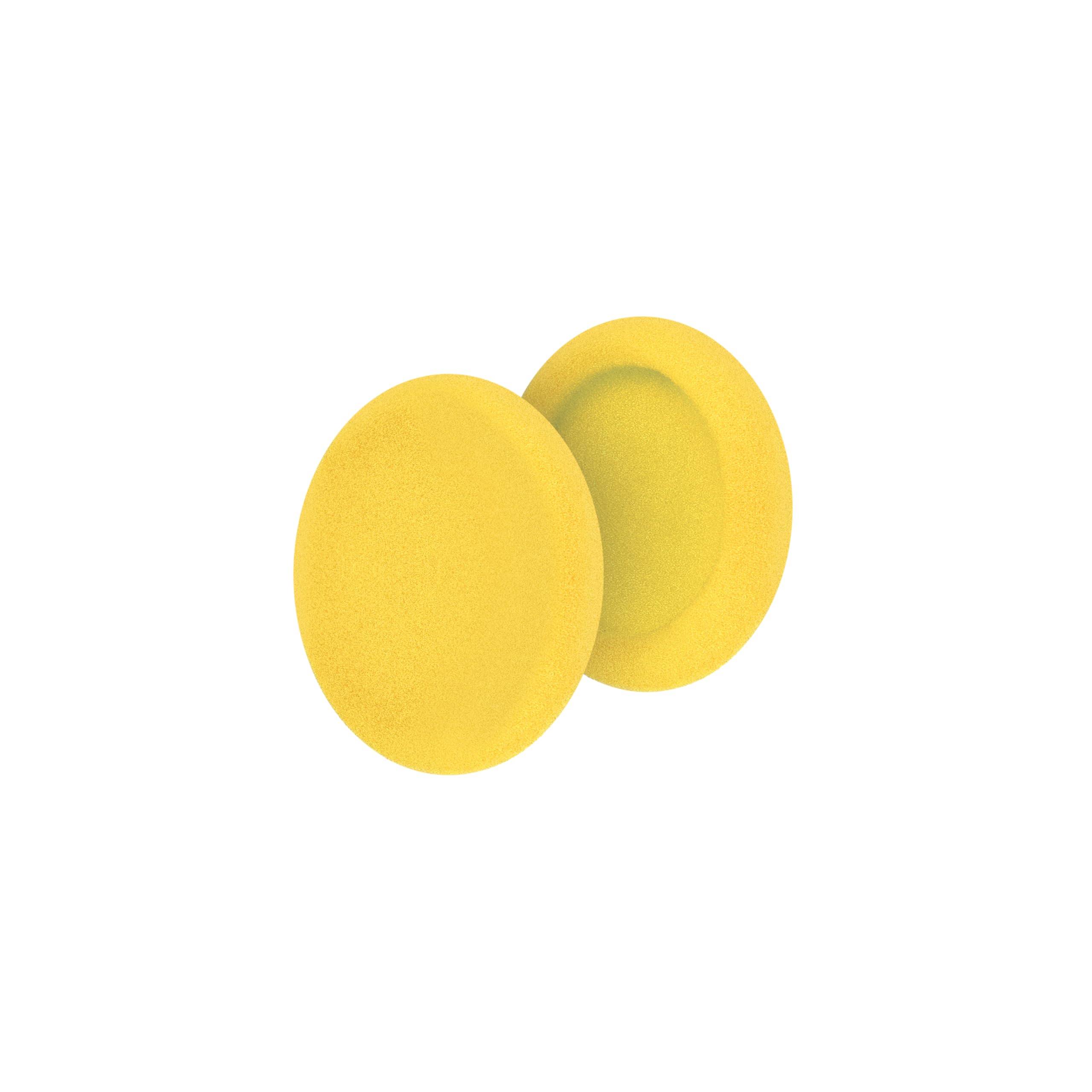 Koss Yellow Official Standard Sized Replacement Cushion Earpads Retro Style