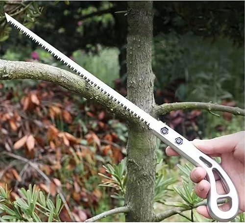 Miniatura 7 de Sierra de mano portátil al aire libre japonesa sin óxido, sierras de poda pequeñas para el recorte de árboles, herramienta de mano de sierra de