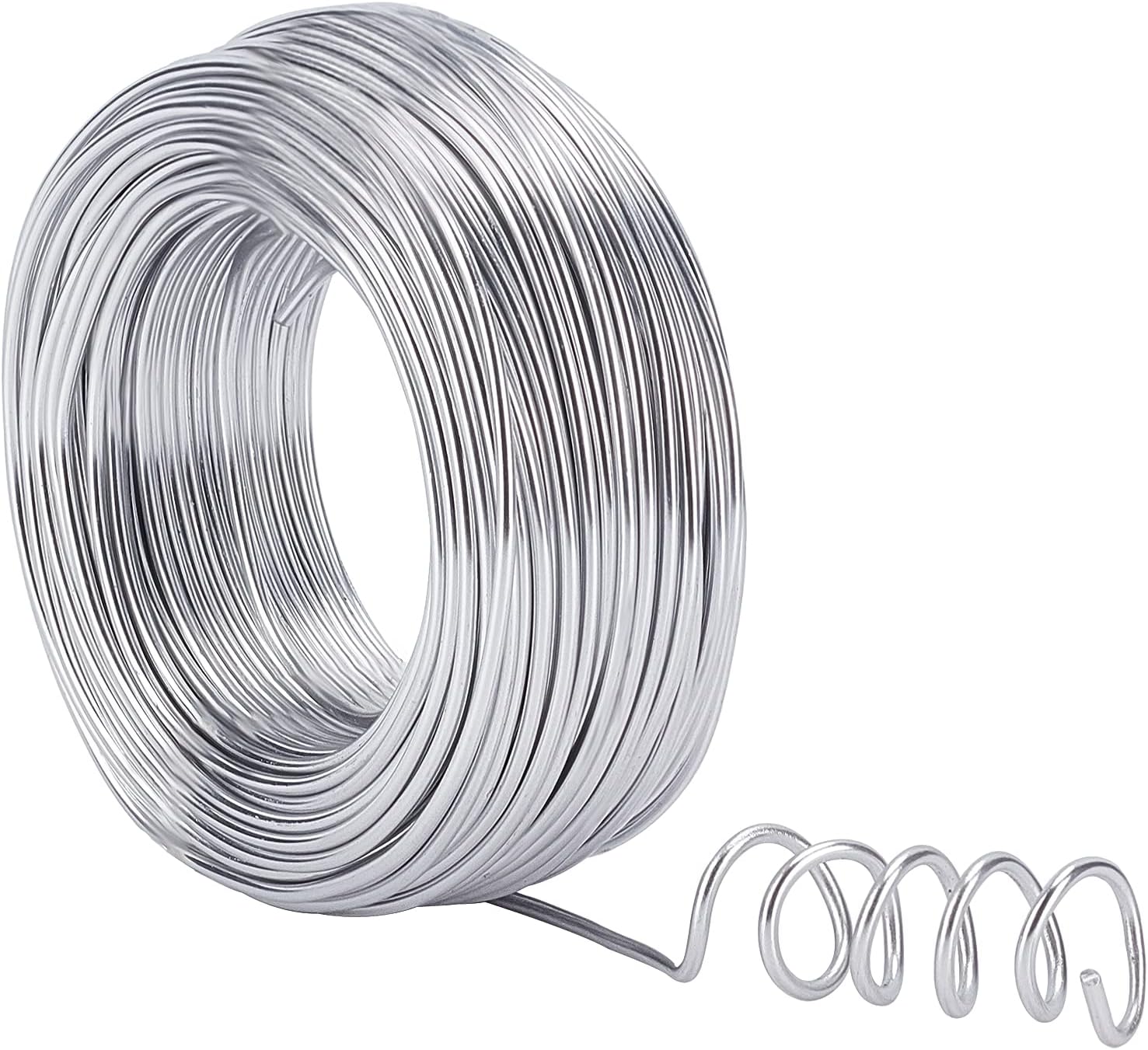 NBEADS 1 Roll Aluminum Wire, 35m Silver Aluminum Modelling Craft Wire for Jewellery Craft Modelling Making