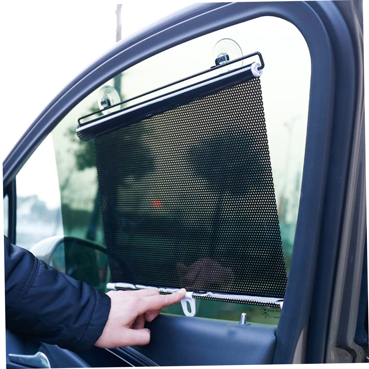 SOLUSTRE 3 Tende Parasole Retrattili Per Auto Oscuranti Per La Privacy 40 X 125 Cm