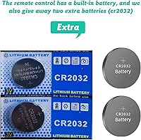 Vista 4 de 2 repuestos para puerta de garaje a distancia, compatible con Liftmaster Chamberlain Sears Craftsman, control remoto de apertura de puerta