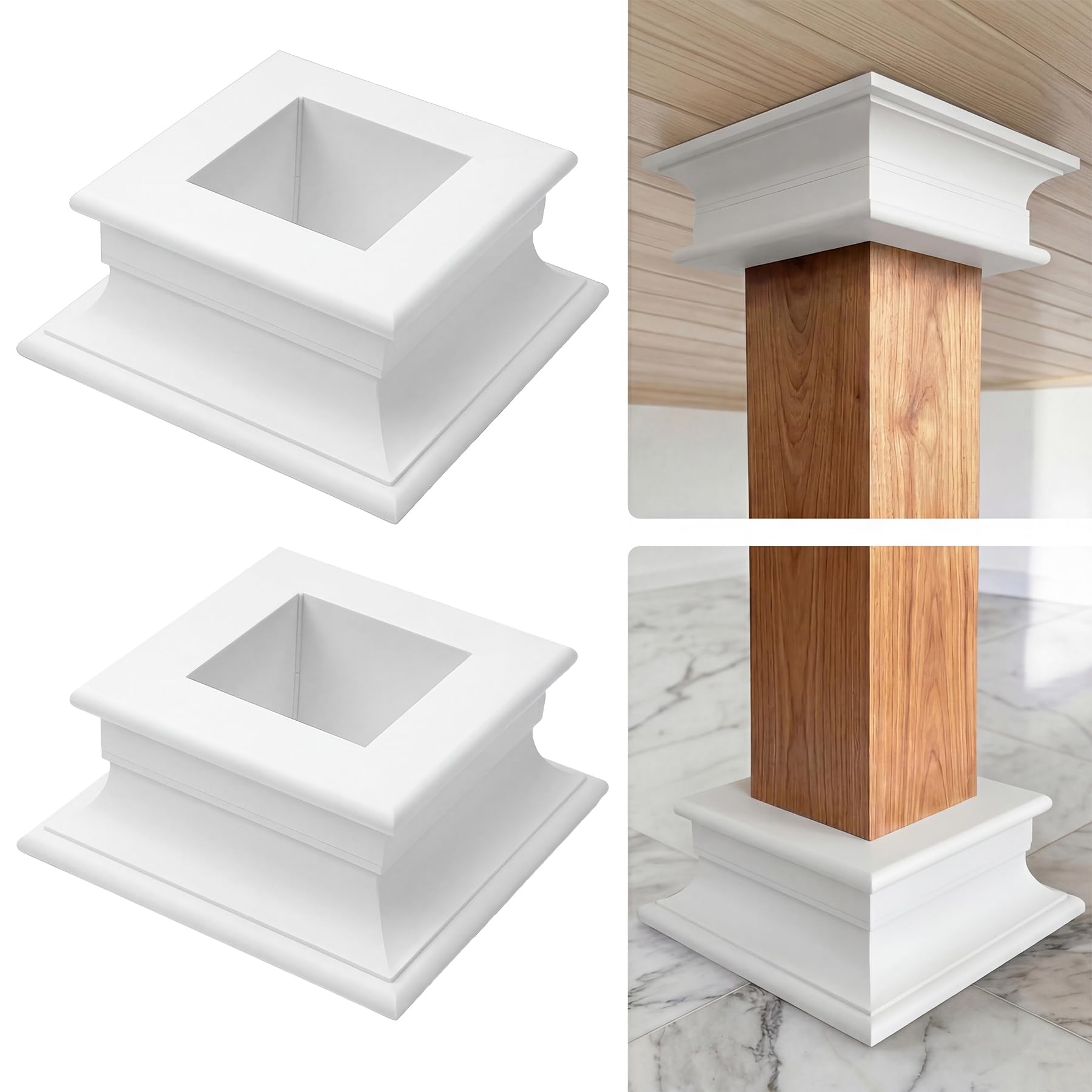 Jupe de protection pour poteau de terrasse et patio idéal pour embellir votre porche extérieur
