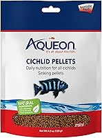 Vista 7 de Aqueon Cichlid - Pellets de comida para peces de hundimiento lento, tamaño mediano, 25 onzas