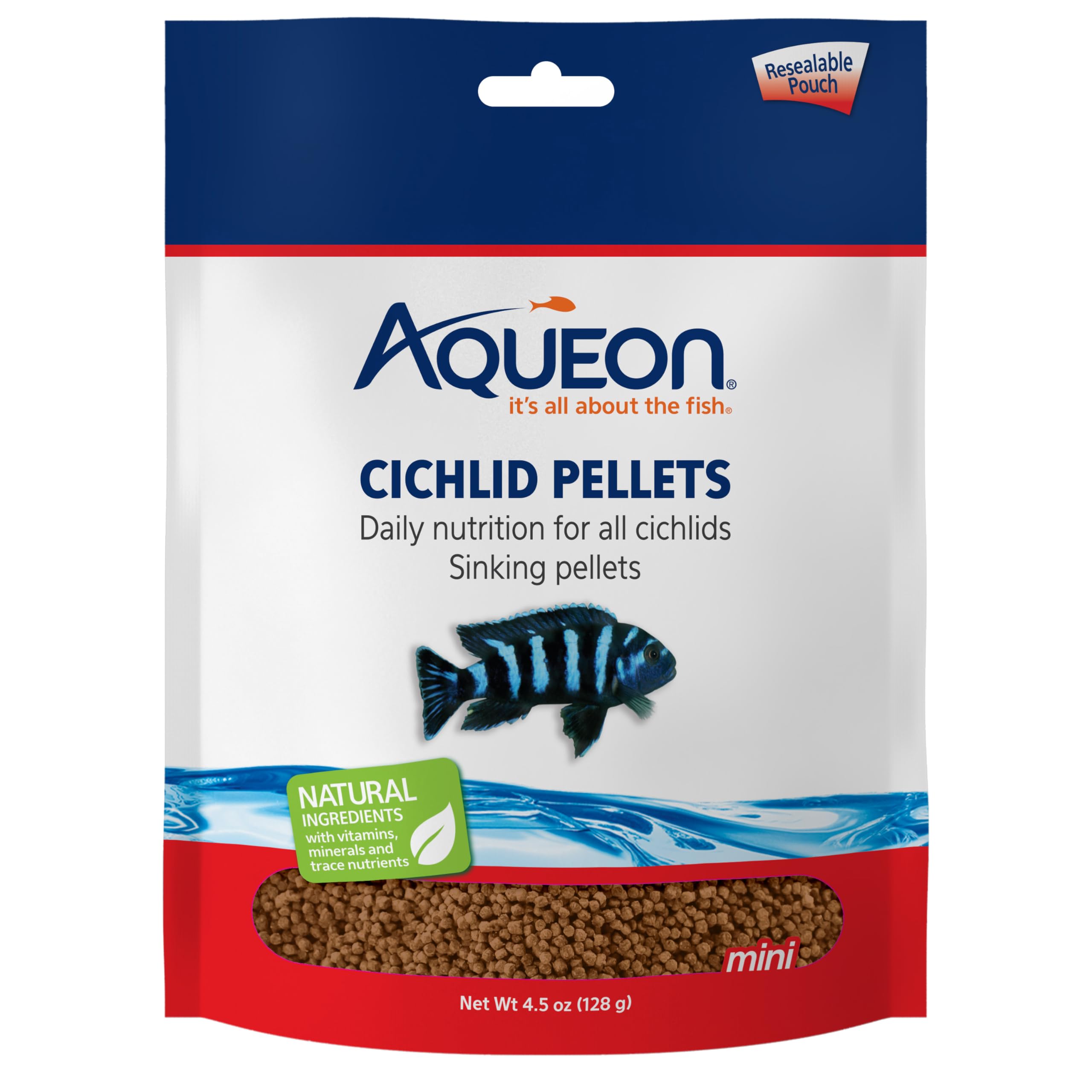 Aqueon Cichlid Food Mini 4.5 Ounces