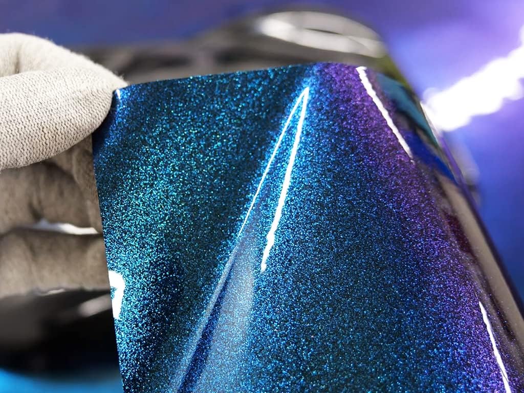 Rwraps Chameleon Vinyl Car Wrap Film Sheet Roll with Air Release Technology - 5ft x 15yd, Periwinkle (Gloss)