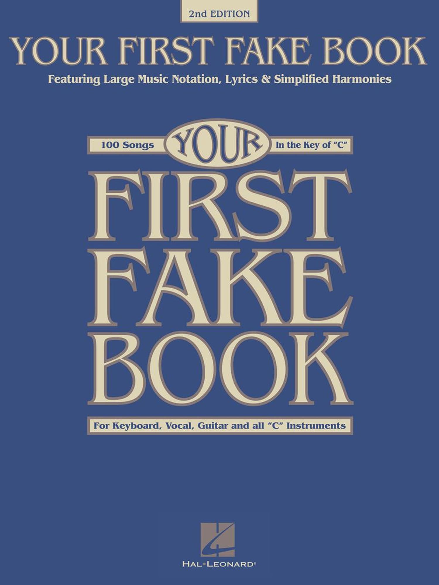 Your First Fake Book - 2nd Edition - Instruments en Ut