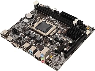 Placa-mãe de computador, M ATX Dual Channel DDR3 x 2 memória SATA 2.0 x 4, série LGA 1155 CPU, 16X x 1 PCI Express, placa-mãe de resfriamento de jogos para desktop