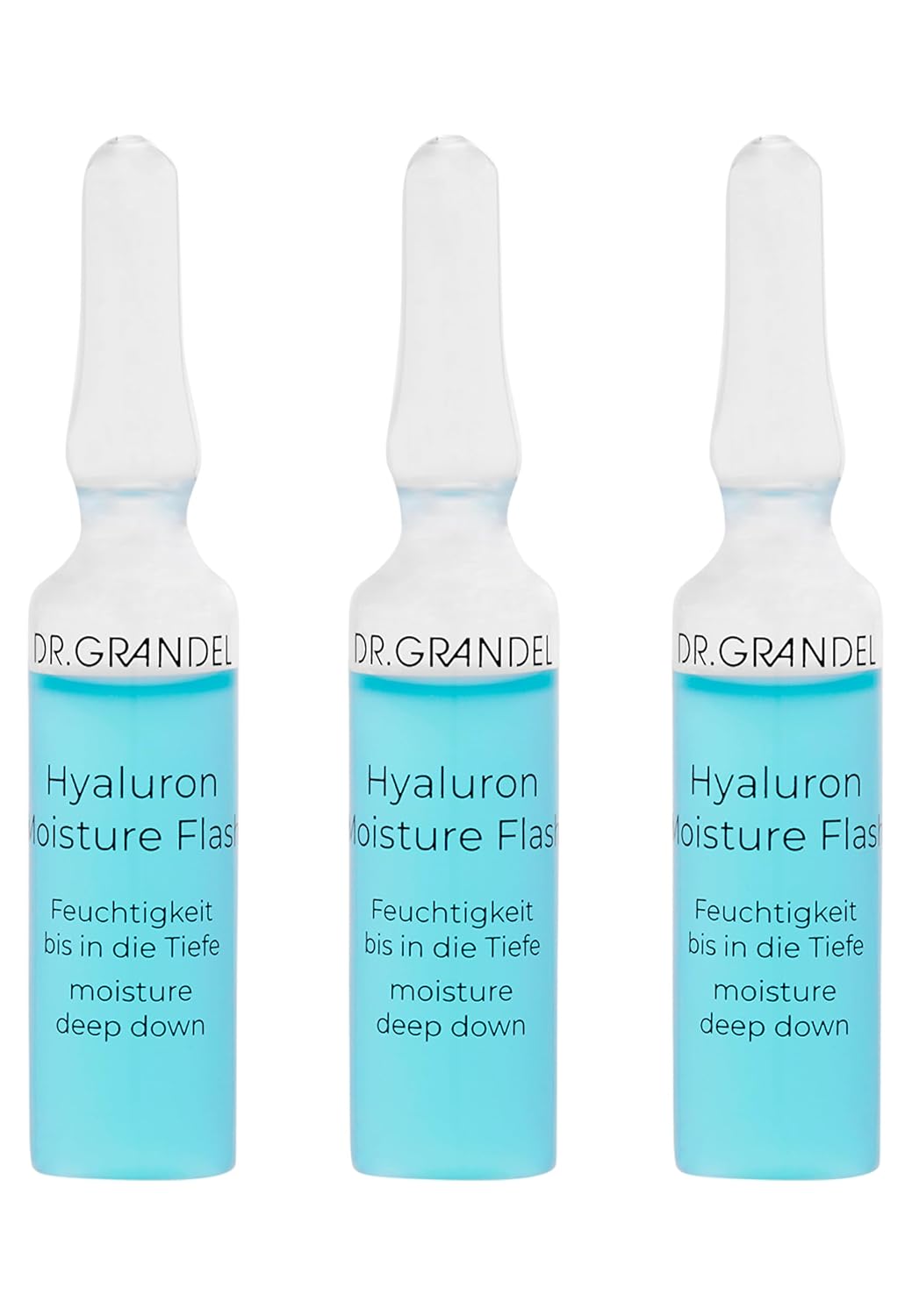 DR. GRANDEL Hyaluron Moisture Flash Ampoules I moisture deep down for a freshness boost - Image 2