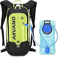 Vista 9 de Hydration Backpack, Lightweight Hydration Pack with 2L Water Bladder, 6L Water Backpack for Men Women Cycling, Hiking, Mountain Biking, Skiing