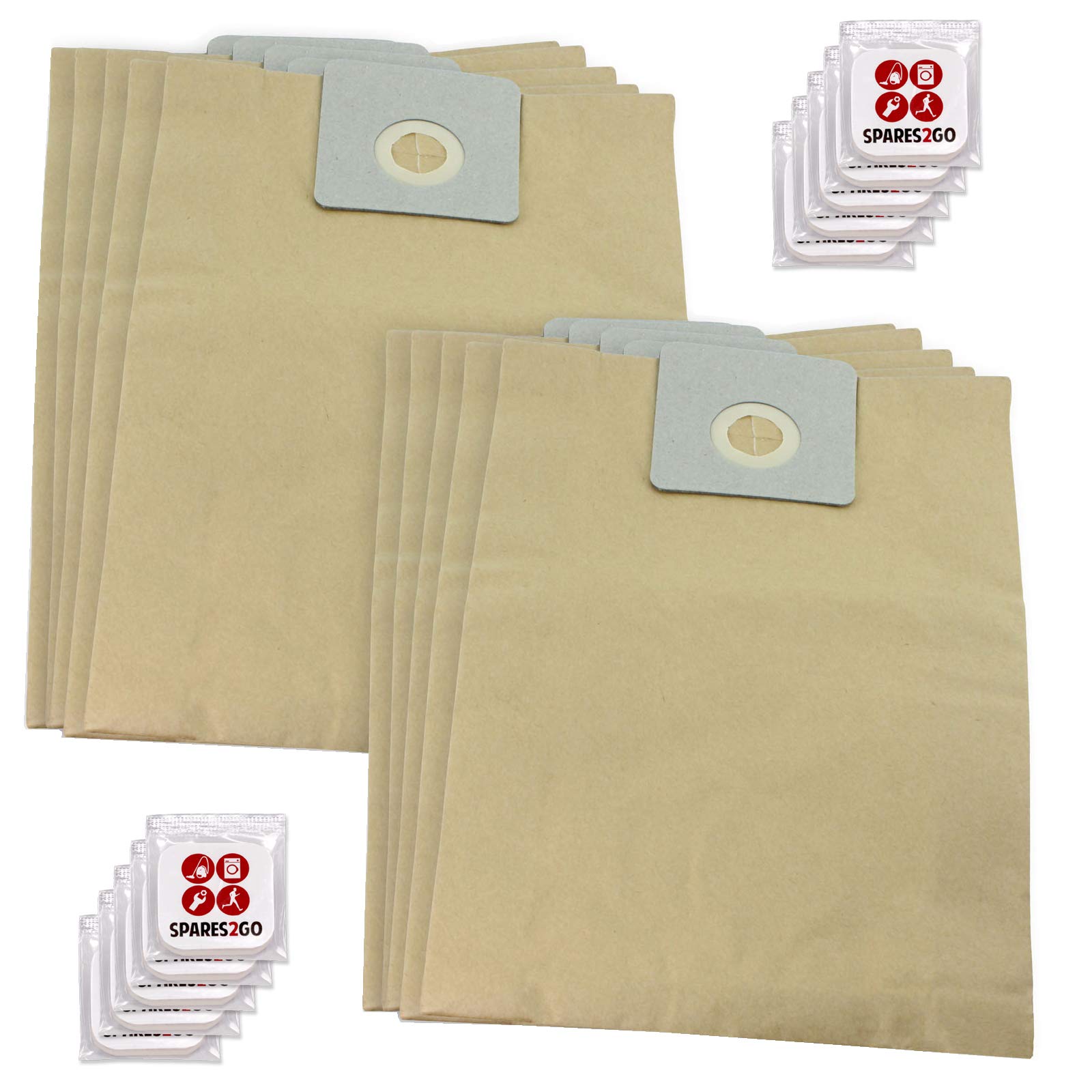 Spares2go solide Sacs à poussière pour aspirateur Mastervac (lot de 20