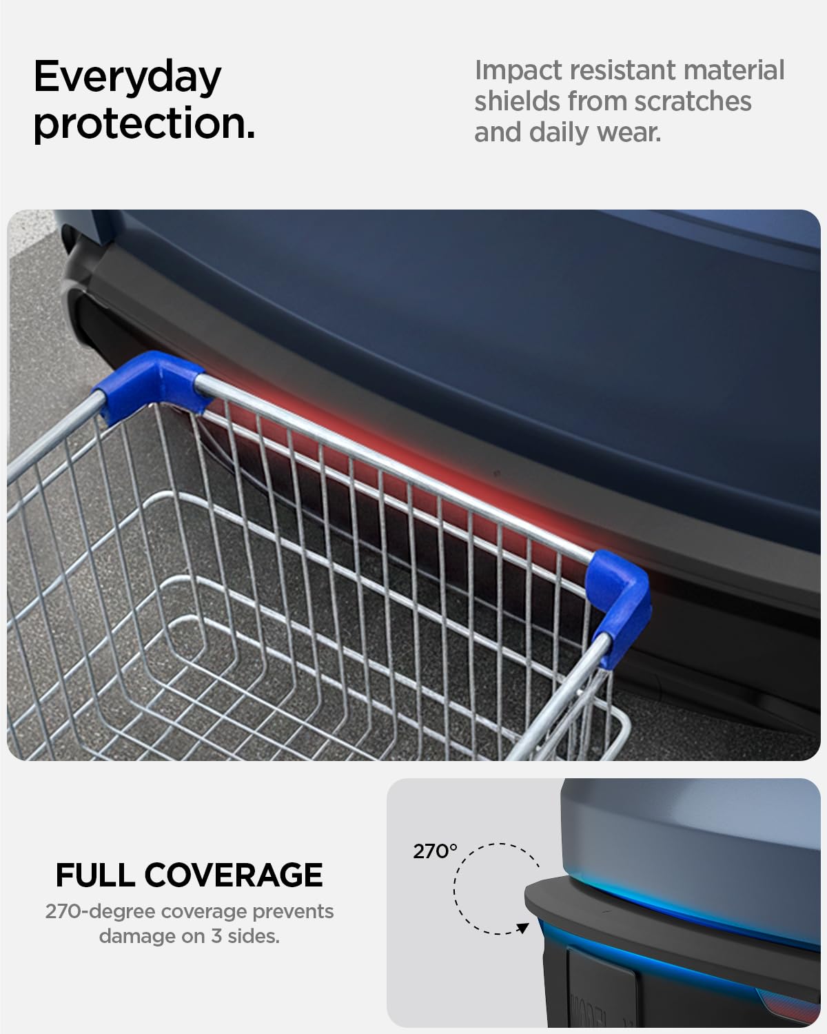 Spigen Tesla Model Y Juniper (Solo Premium & Performance 2025 2026) Protezione Paraurti Posteriore Progettato per Accessori Tesla Model Y Juniper