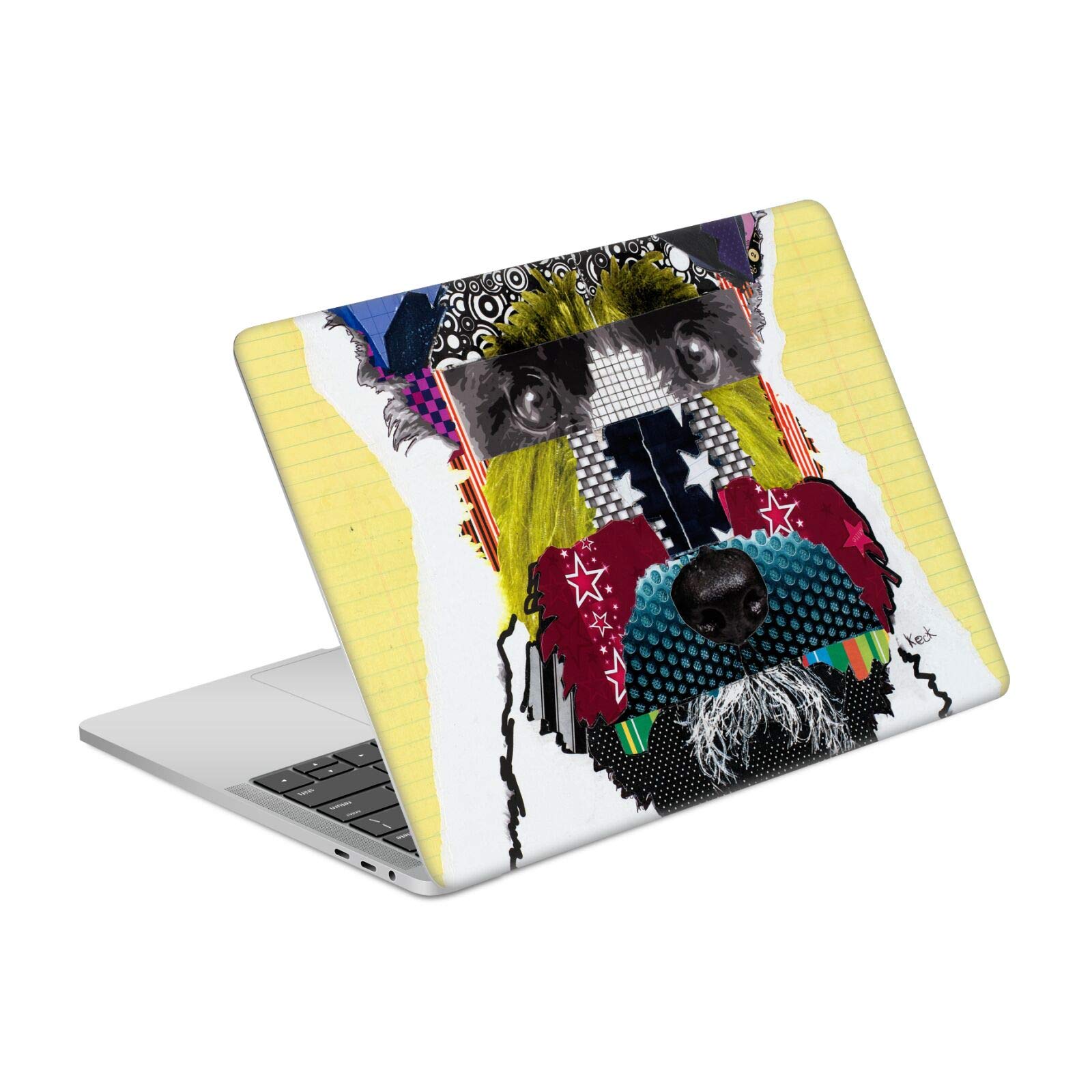 Skin MacBook Pro 13 A2338 Michel Keck autocollant vinyle motif chien