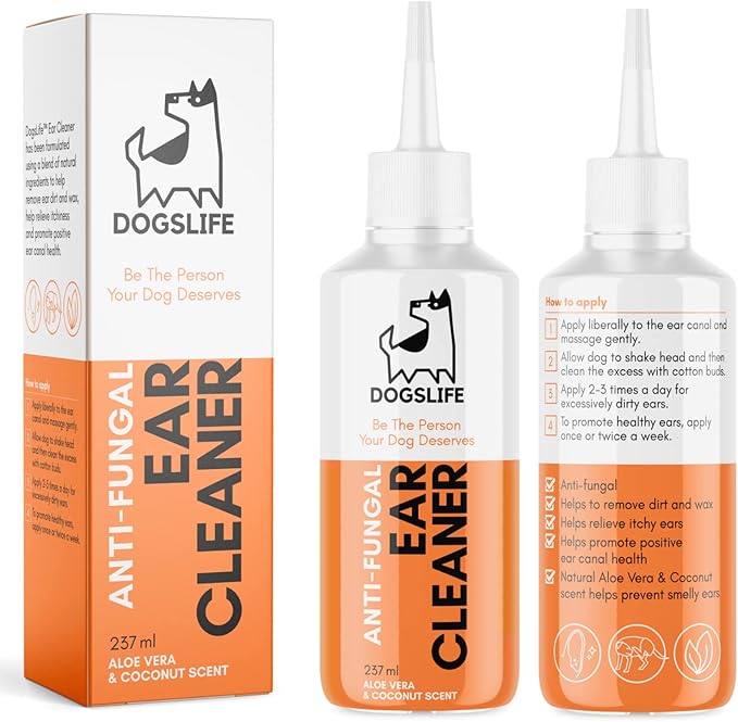 Dog Ear Cleaner Natural Ear Cleaner For All Dogs Ear Wash To Stop