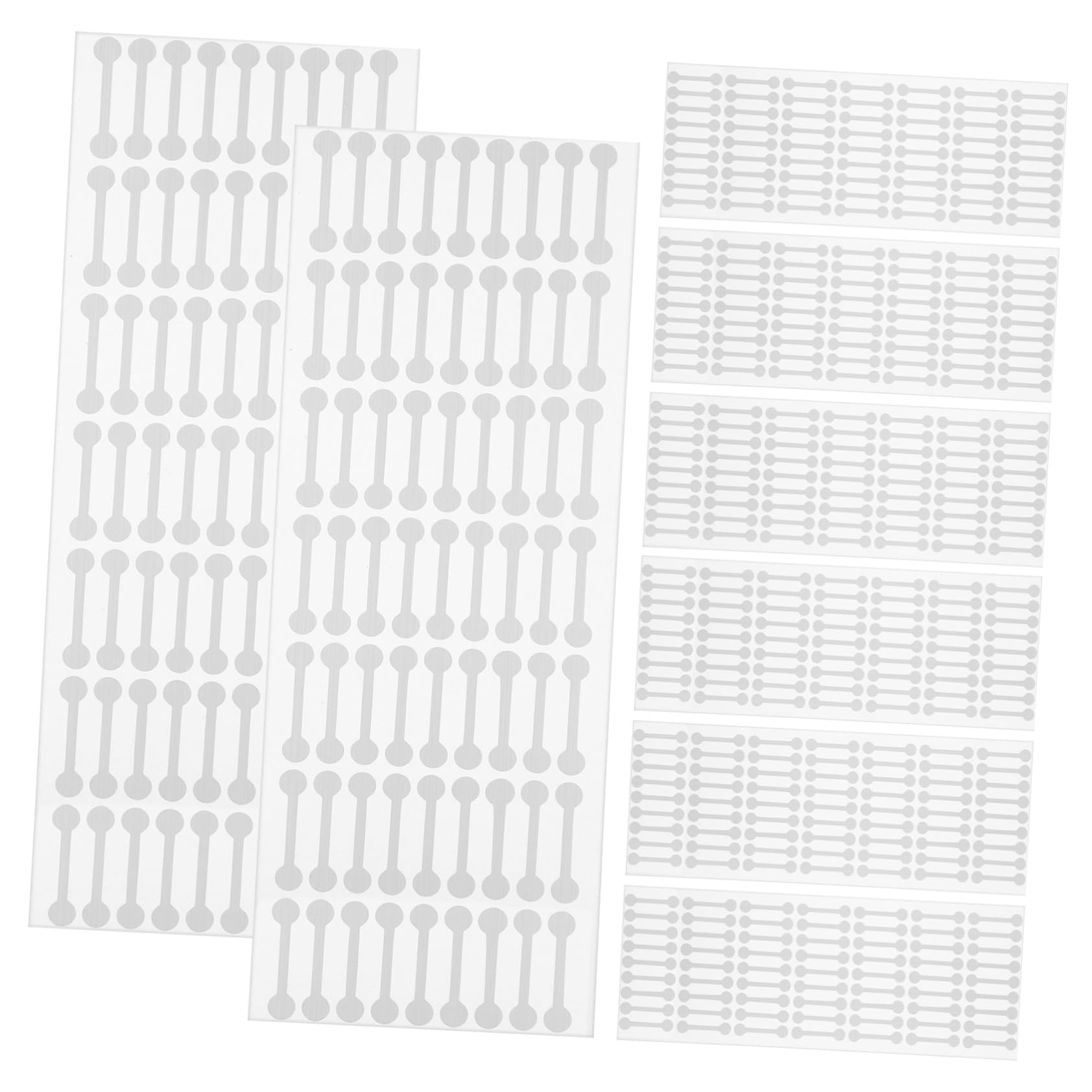 HOMSFOU 4 Set Etichette Sigillanti Impermeabili Per Confezioni Strisce Adesive Manomissione Per Bottiglie Cosmetiche Design Facile Usare Ottimali 500 Pezzi * 4