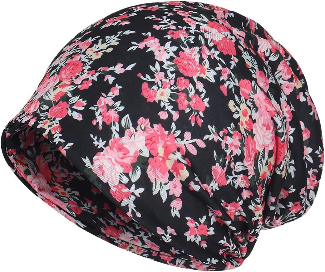 Jemis Sweet Heartwarming Breast Cancer Beanie Hat, Romantic Knitted Hat, Cancer Headwear Caps Baggy Skull Sleep Scarf - Image 9