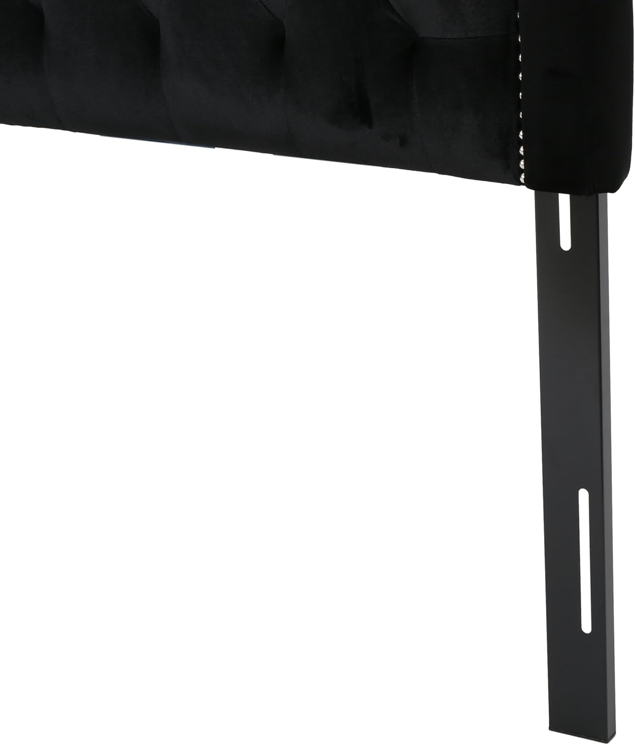 Christopher Knight Home Killian Velvet Headboard, Queen / Full, Black / Black