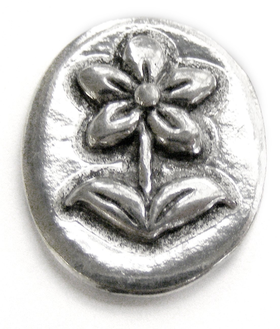 Basic Spirit Flower/Joy Pocket Token (Coin) * Handcrafted Pewter Lead-Free CN-10