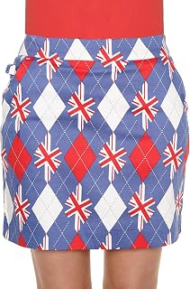 Women's Golf Skort with Pockets, Skirts for Ladies, Colorful Design